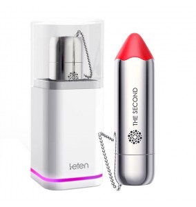 HK LETEN The Second Lipstick Vibrator (Chargeable - Red)